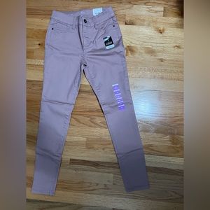 Mauve skinny jeans